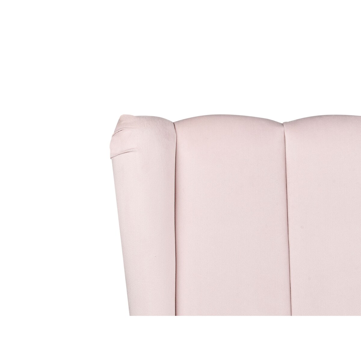 Łóżko welurowe 140 x 200 cm z portem USB różowe MIRIBEL