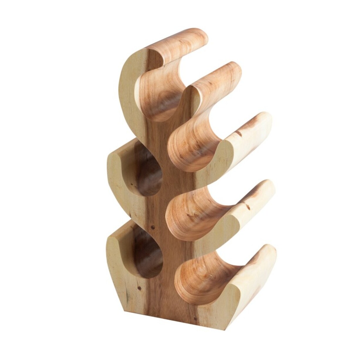 Stojak na wino Depok 49,5cm natural, 27 x 19,5 x 49,5 cm