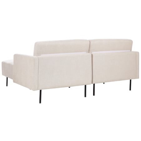 Narożnik 2-osobowy lewostronny beżowy BREDA