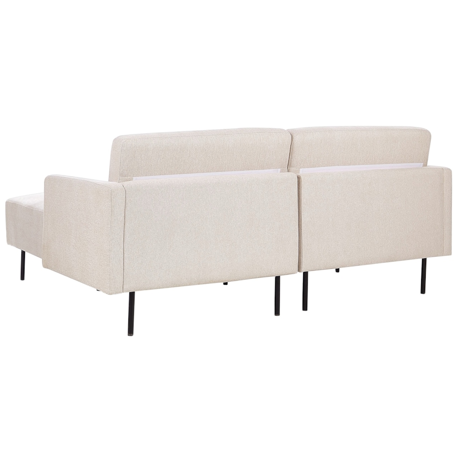 Narożnik 2-osobowy lewostronny beżowy BREDA