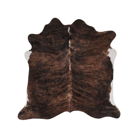 Skóra bydlęca 2-3 m² ciemnobrązowa NASQU
