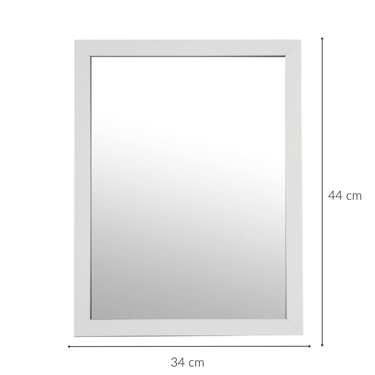 Lustro łazienkowe prostokątne Basic, 34 x 44 cm