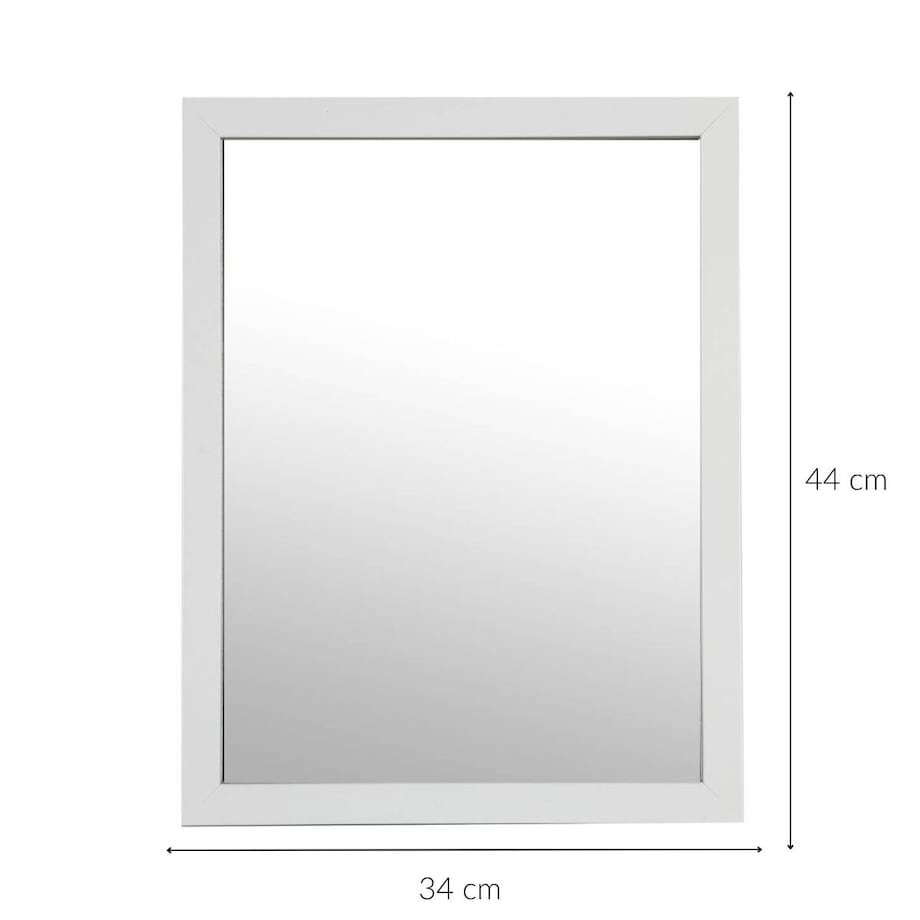 Lustro łazienkowe prostokątne Basic, 34 x 44 cm