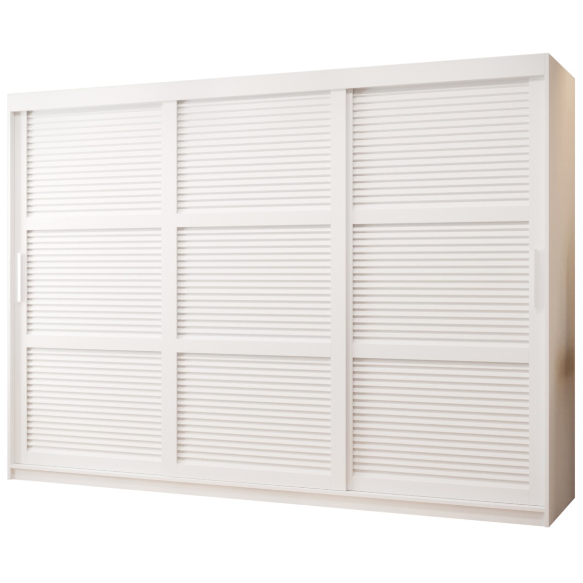 Szafa przesuwna Garderoba ŻALUZJA 250 biały