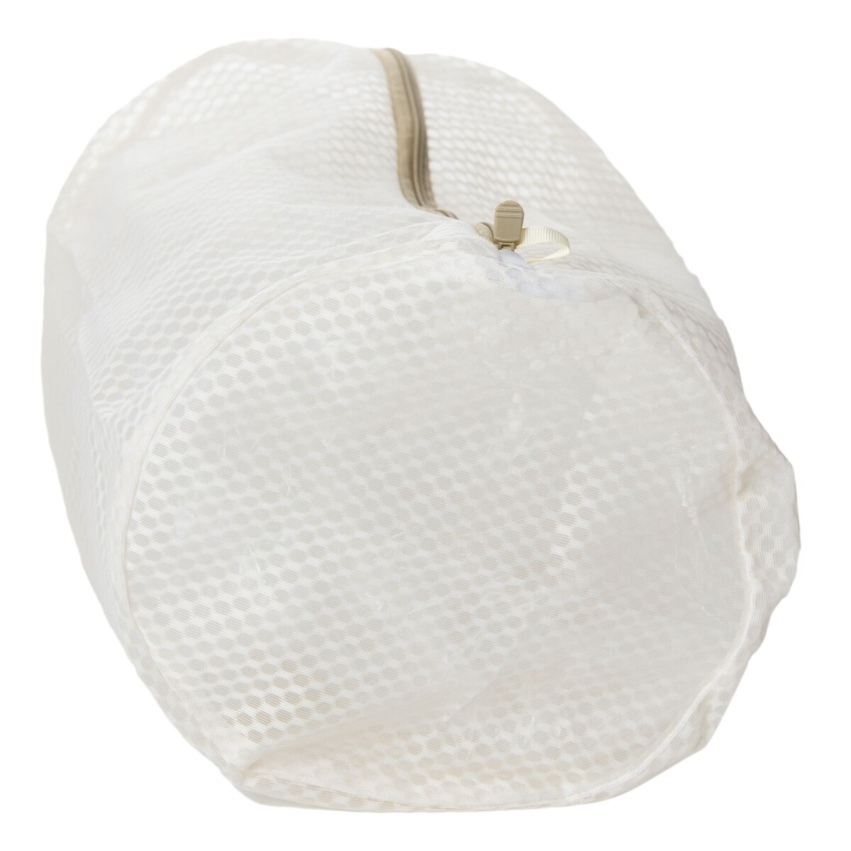 Siatka Worek Na Pranie Ubrań Bielizny Kosz Na Pranie 22X33 Cm Beżowy