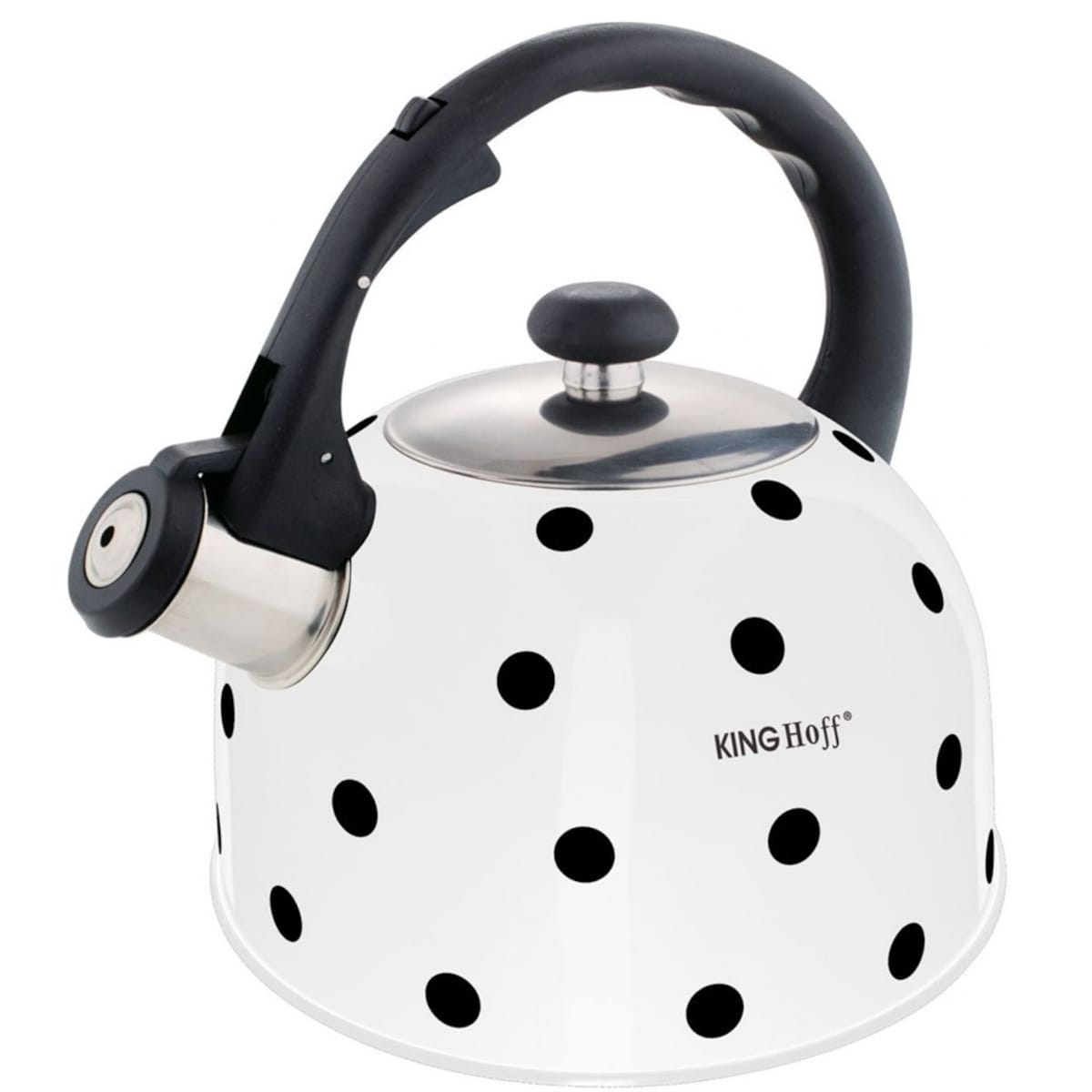 Kinghoff czajnik emaliowany w groszki 2.6l KH1053