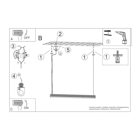 Lampa wisząca FARGE złota LED 3000K