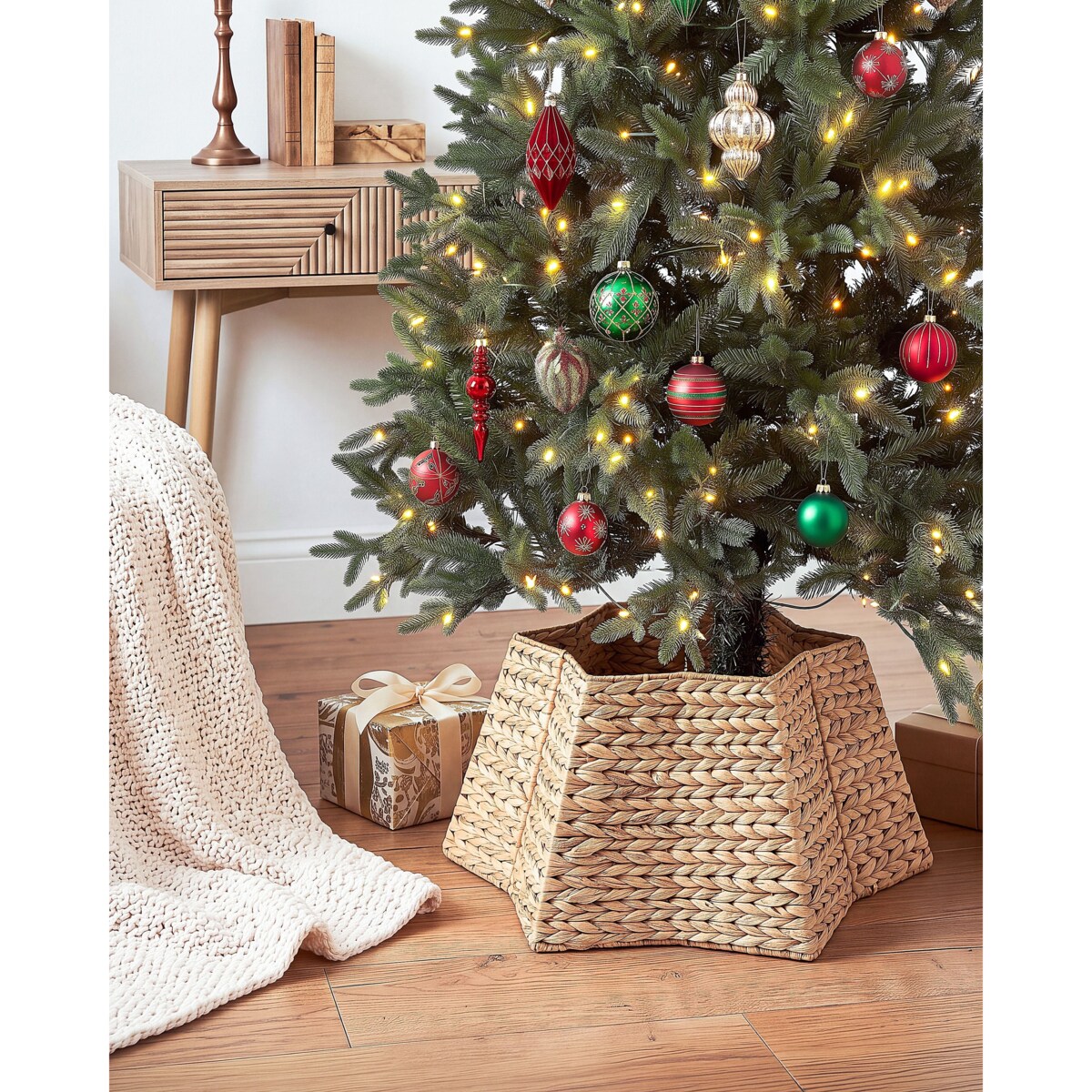 Osłonka pod choinkę EVIJARVI 60 cm Naturalny