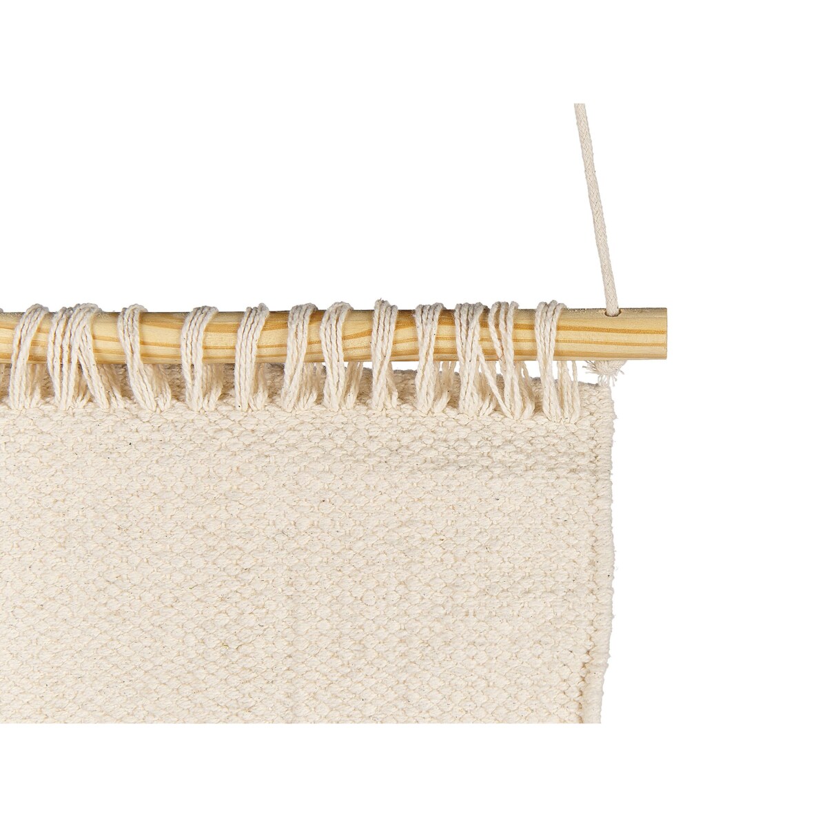 Dekoracja ścienna z frędzlami bawełniana wielokolorowa ABDO