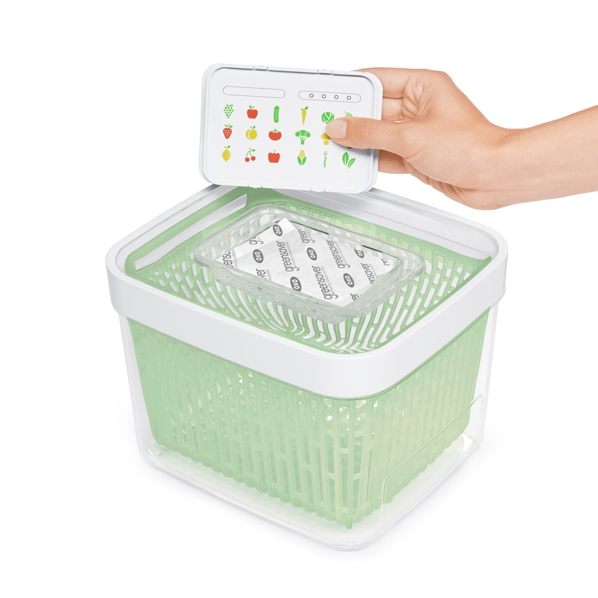 Pojemnik z filtrem do przechowywania żywności GreenSaver, 4000 ml, Oxo