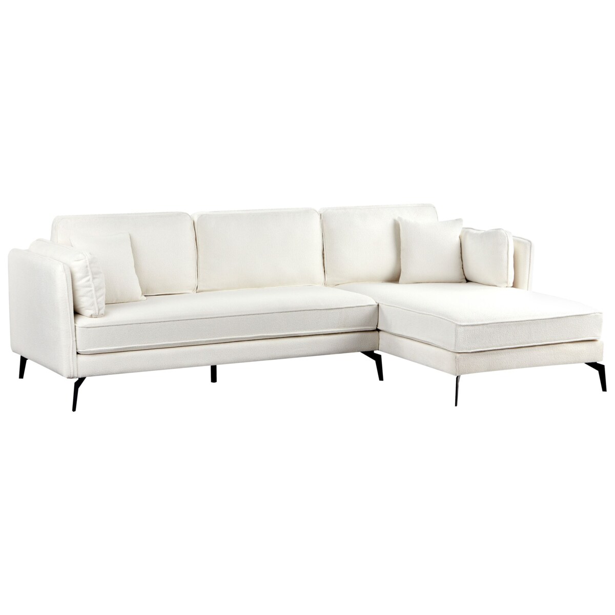 Narożnik boucle lewostronny złamana biel ALTAN