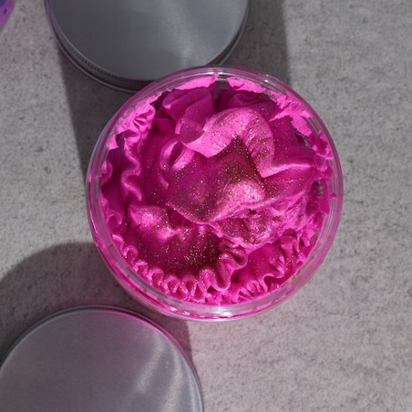 AWGIFTS Puszyste Kremowe Mydło 120g Pink Charlotte DOMOWE SPA do kąpieli