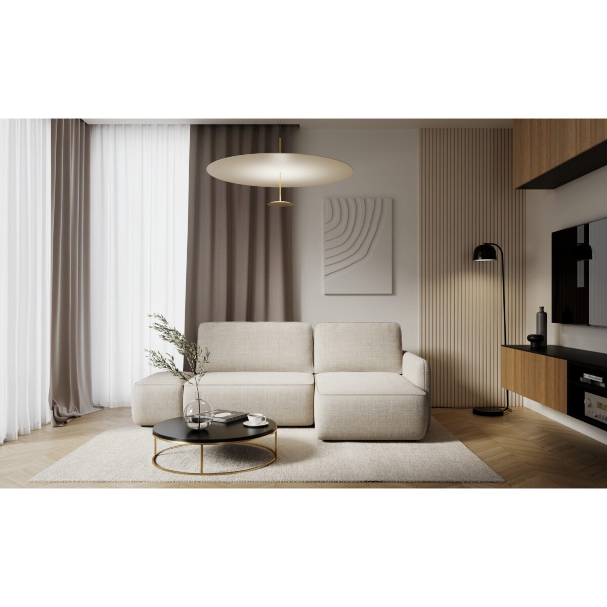 Narożnik CREMONA L - z pojemnikiem Kolor: Cremona 14