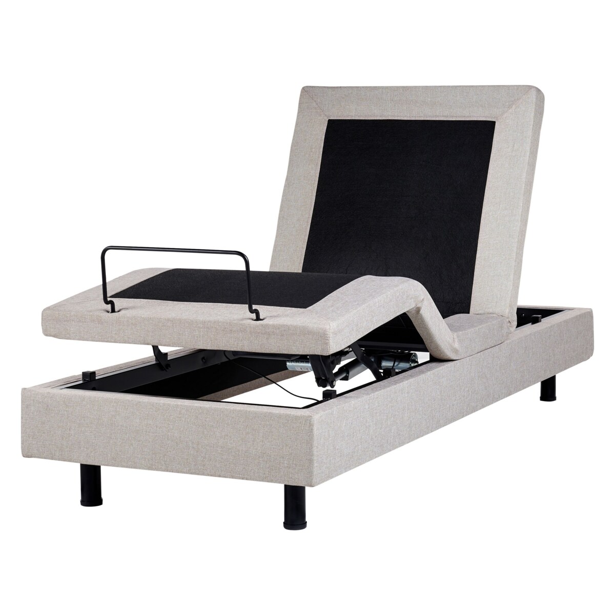 Łóżko regulowane bez zagłówka DUKE 90 x 200 cm Beżowy