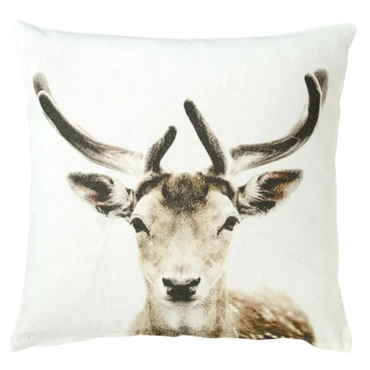 Poszewka na poduszkę z głową jelenia, 45x45 cm