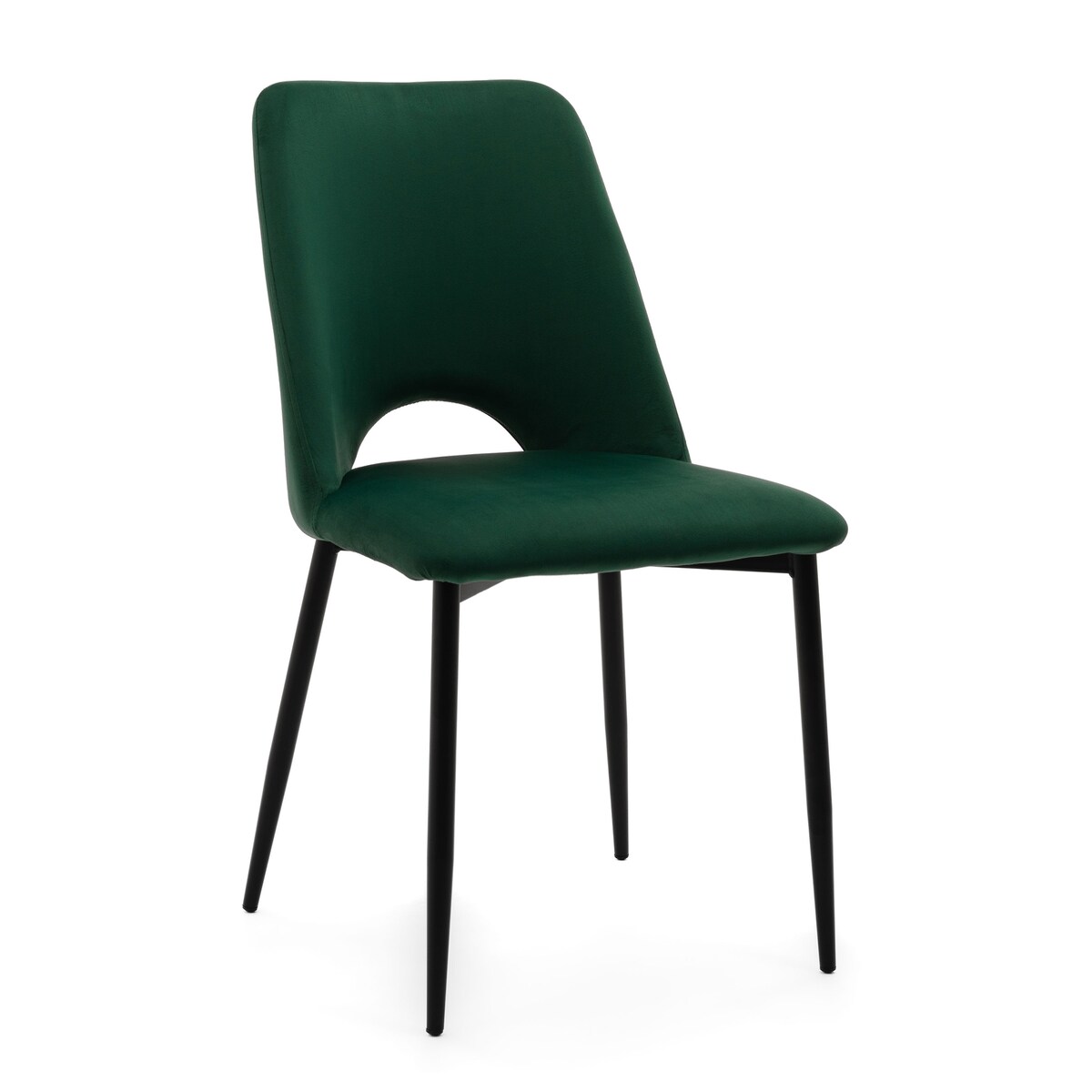 KRZESŁO TAPICEROWANE WELUROWE DO SALONU JADALNI GLAMOUR ZIELONE ORO