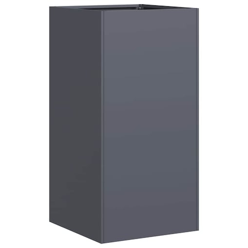 vidaXL Doniczka Antracyt 40x40x80 cm Stal walcowana na zimno