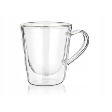 SZKLANKA termiczna 6x 120 ml podwójna ścianka na kawę herbatę espresso