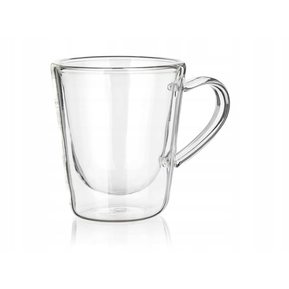 SZKLANKA termiczna 6x 120 ml podwójna ścianka na kawę herbatę espresso