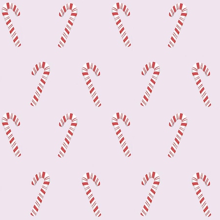 Poduszka świąteczna - Laski cukrowe - róż 45x45 cm