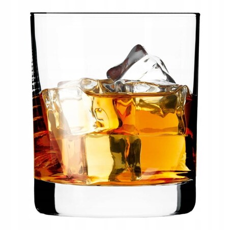 Krosno 6 x Szklanki do Whisky Blended 300 ml Klasyczne Proste Zestaw Prezent