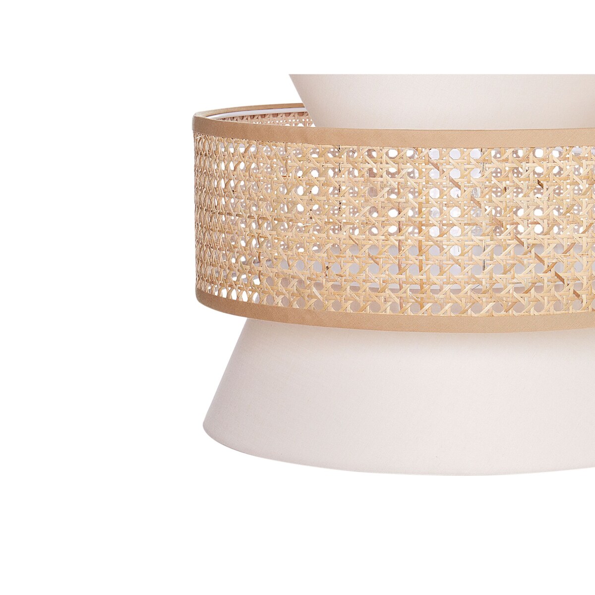 Lampa wisząca naturalna z beżowym LUYANO