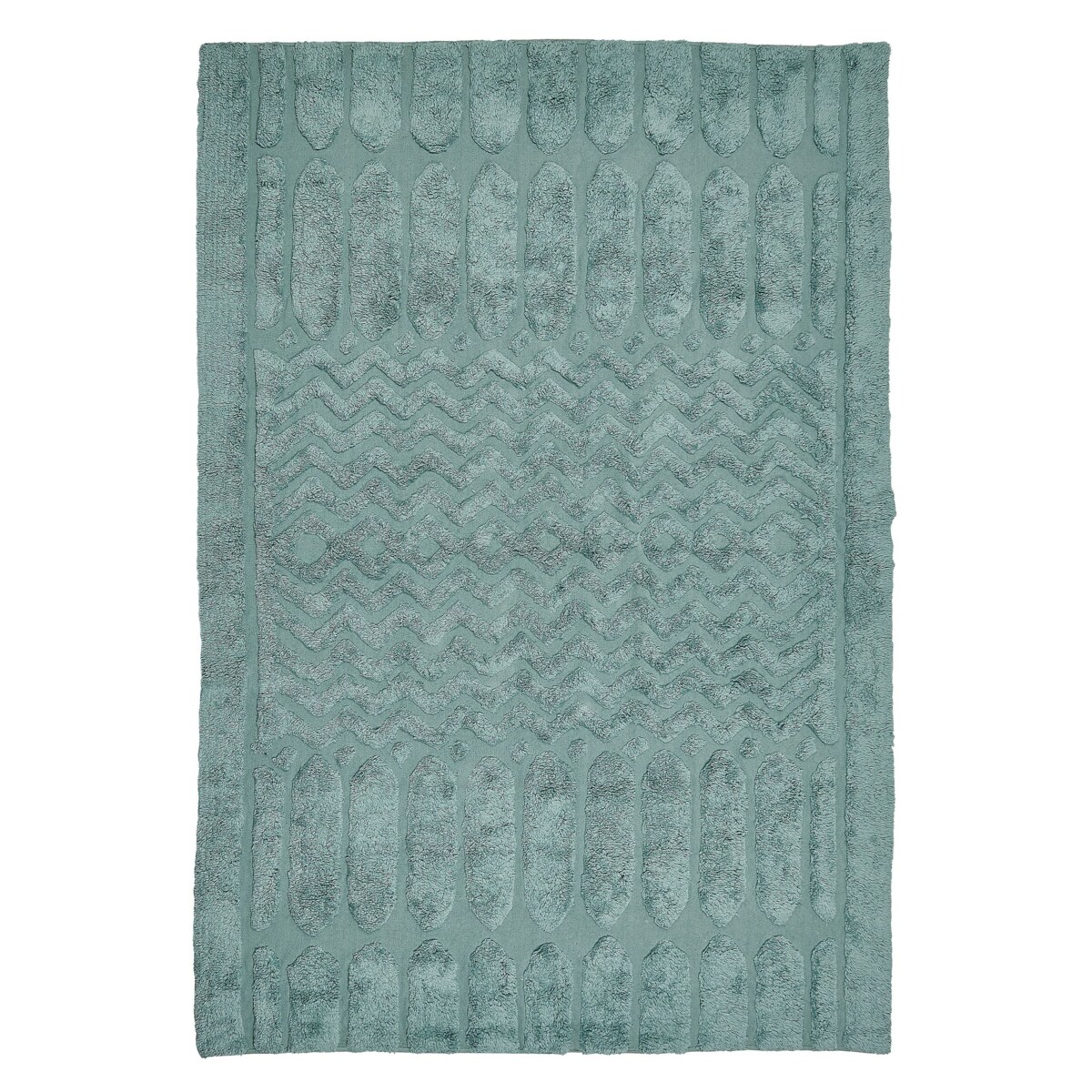 Dywan bawełniany 140 x 200 cm miętowy SIRNAK