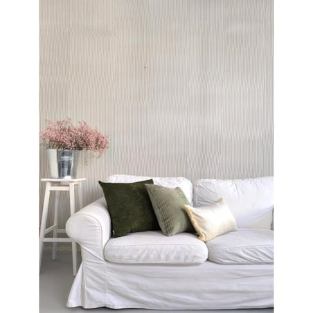 Kremowo Zielony zestaw poduszek dekoracyjnych Heaven - Lines - Denali