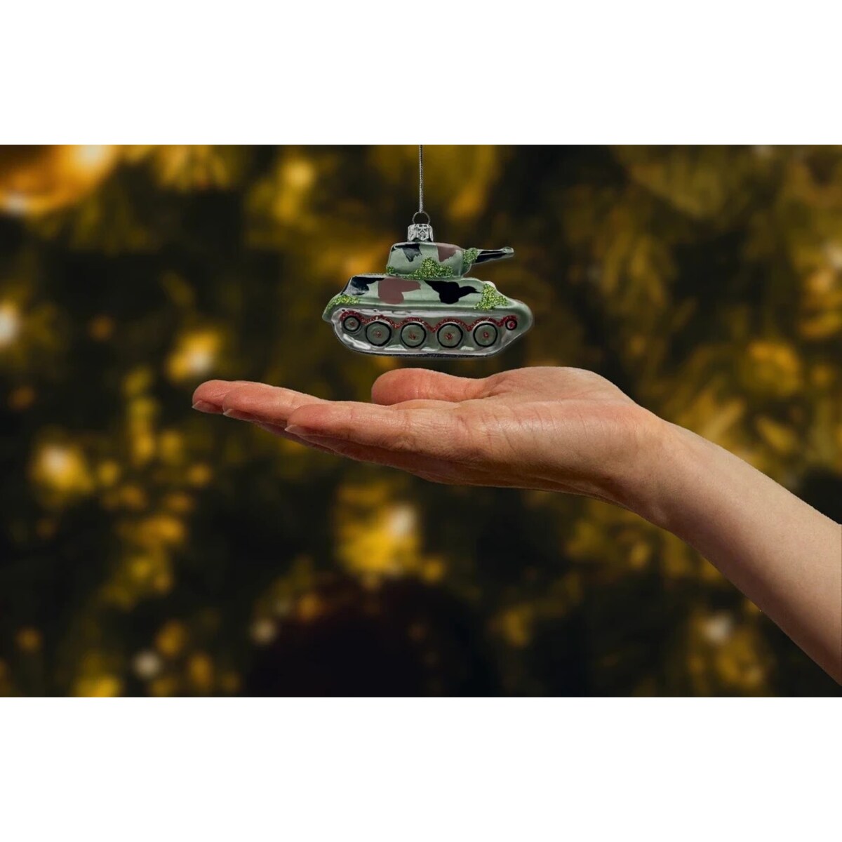 Bombka choinkowa - Czołg wojskowy mały