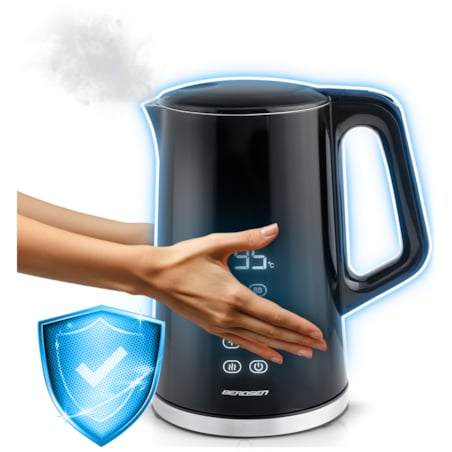 Czajnik elektryczny Berdsen 1,7l panel dotykowy regulacja temperatury 2200W