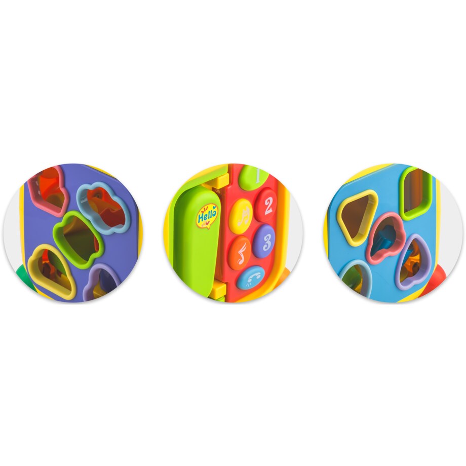 Interaktywna kostka edukacyjna sorter montessori Ricokids