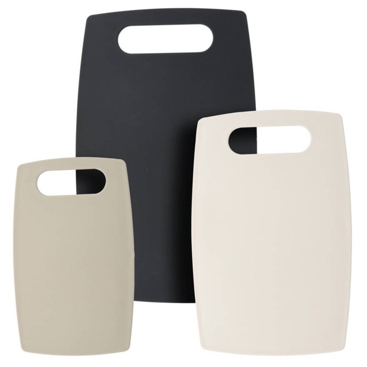 Deski do krojenia plastikowe, zestaw 3 kolorów