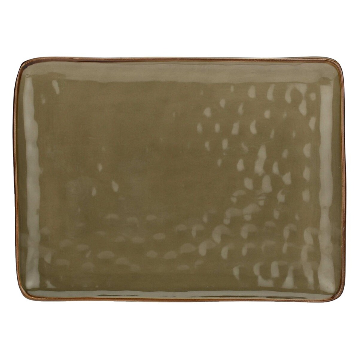 Taca prostokątna Concerto Grigio Tortora - Szaro-brązowy, 36 x 26.5 cm