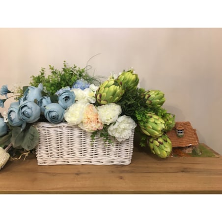 SZTUCZNY KWIAT PROTEA karczoch DUŻY zielony stroik dodatek wiązanka bukiet