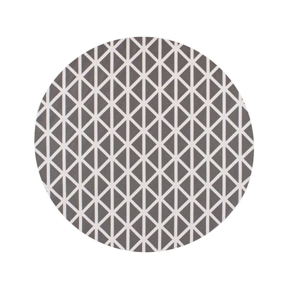 Dywan zewnętrzny PANAJI Szary ø 120 cm