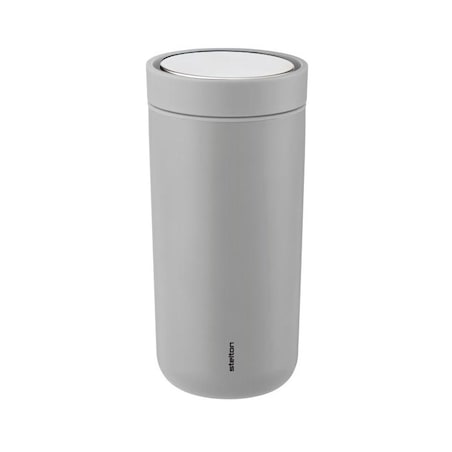 Kubek podróżny 400 ml (jasnoszary mat) To Go Click Stelton