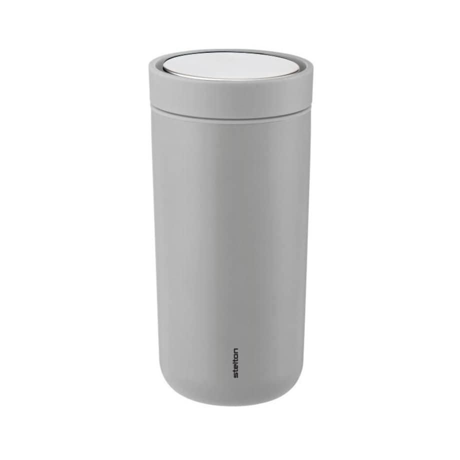 Kubek podróżny 400 ml (jasnoszary mat) To Go Click Stelton