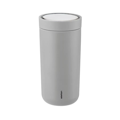 Kubek podróżny 400 ml (jasnoszary mat) To Go Click Stelton