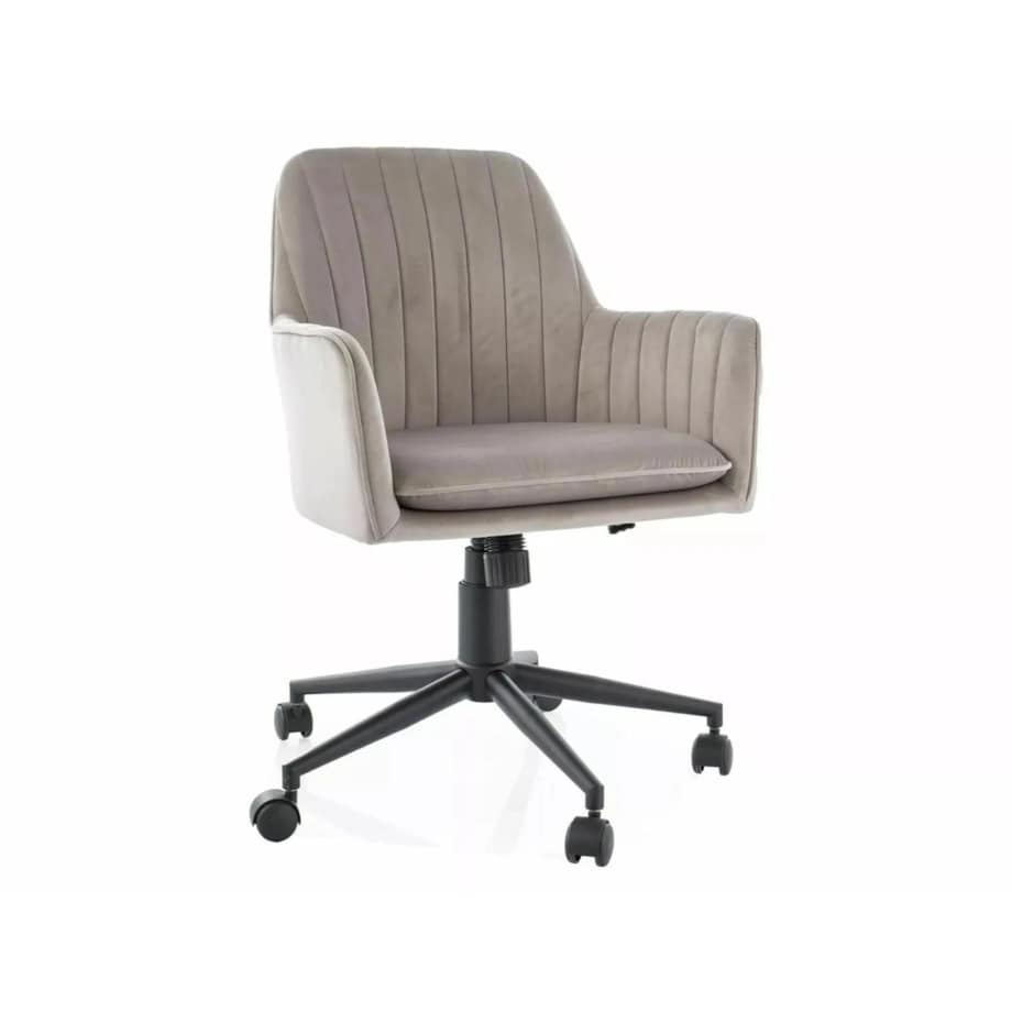 Fotel biurowy Q-886 VELVET ciemnobeżowy