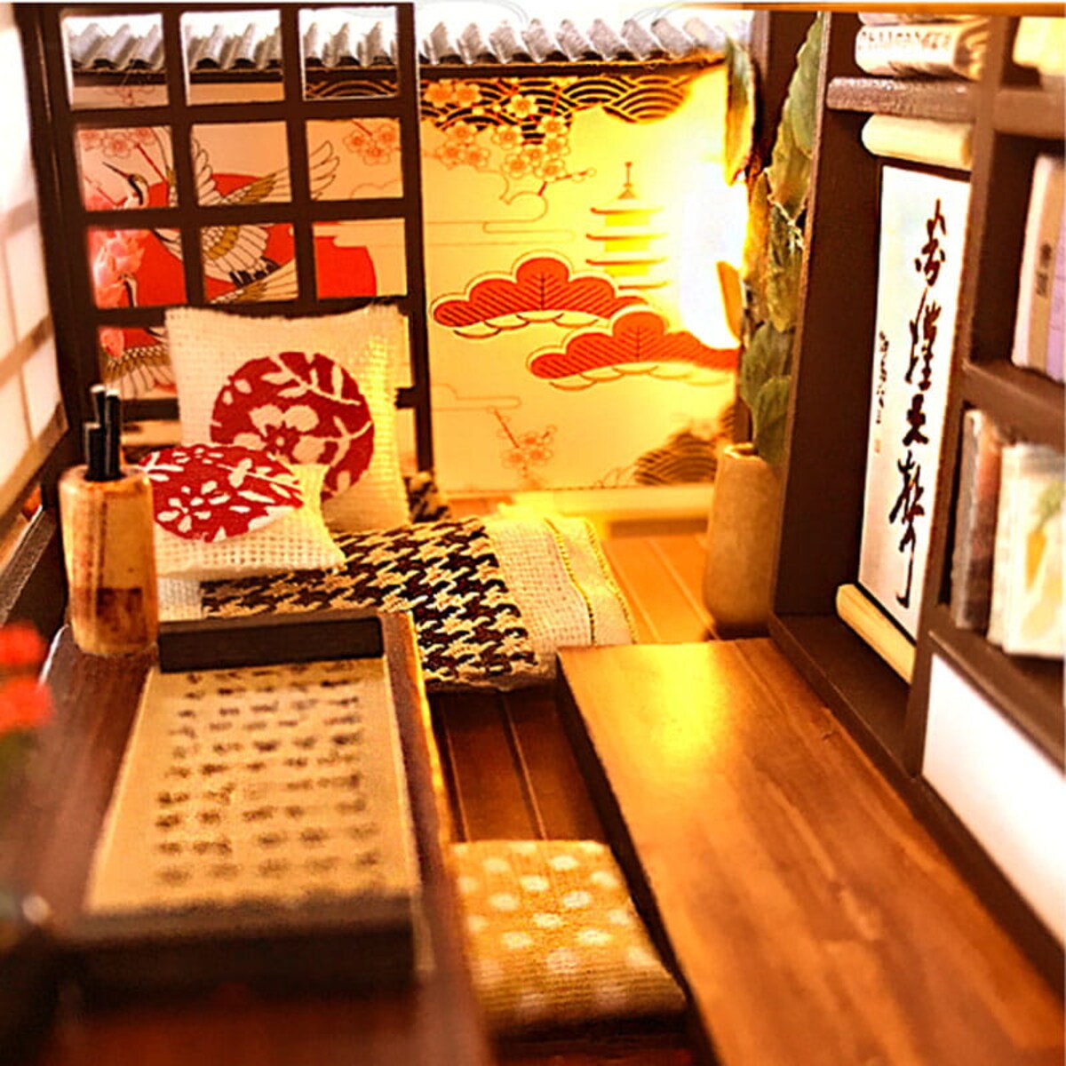 Miniaturowy domek DIY - Pałac Wiecznej Wiosny