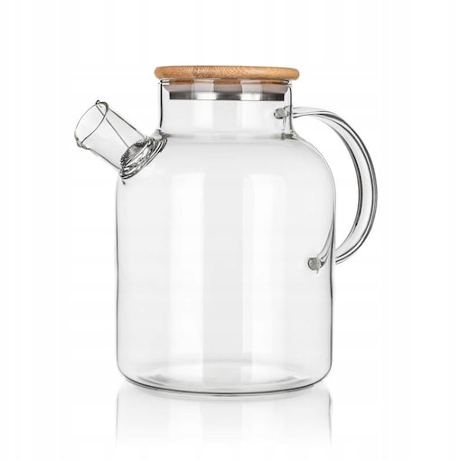 SZKLANY DZBANEK 1,5 L na herbatę zioła kompot soki napoje box prezent