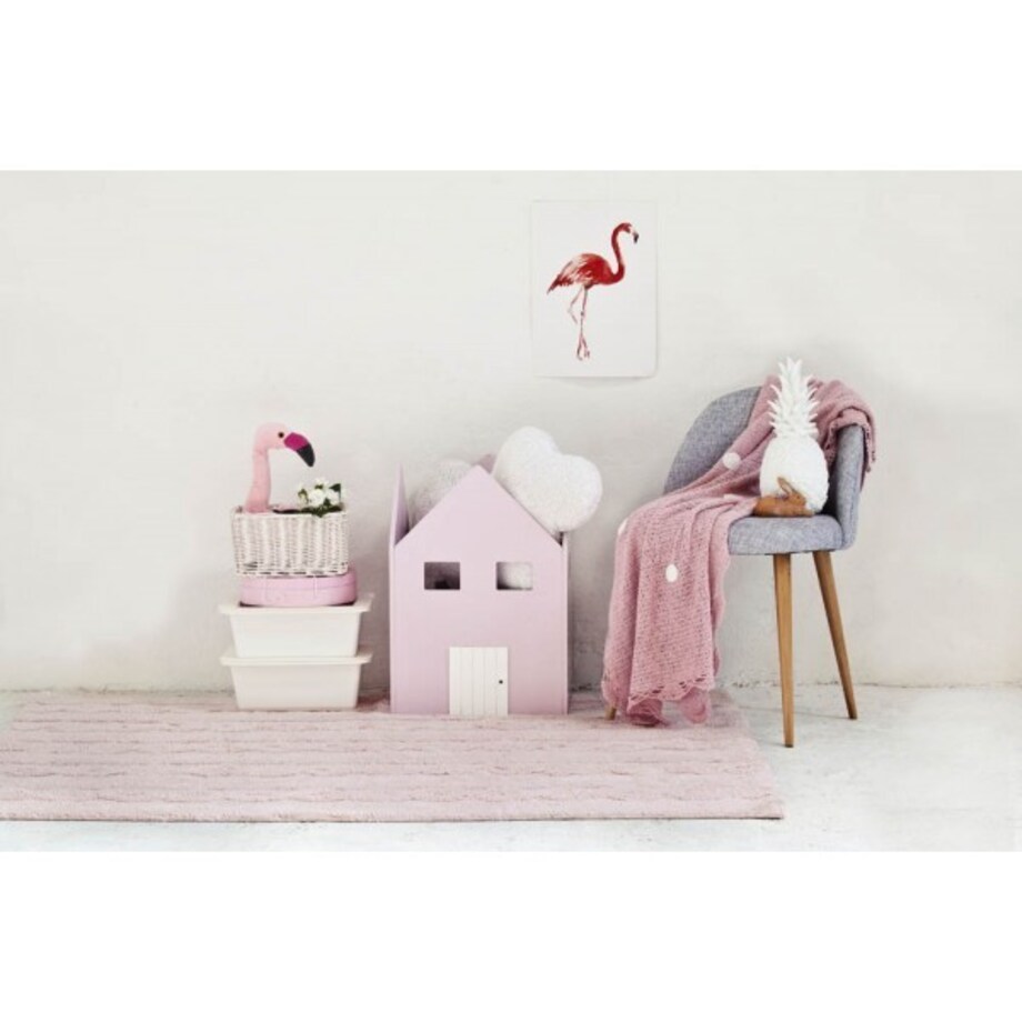Dywan Bawełniany Trenzas Soft Pink 80x120 cm Lorena Canals