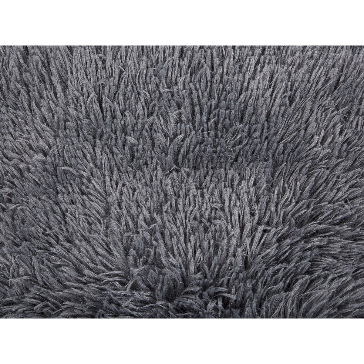 Legowisko KULU Sztuczne futro Ciemnoszary