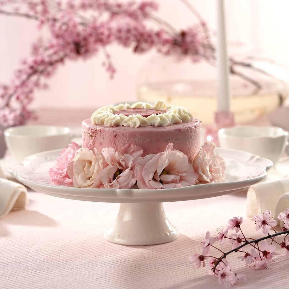 VILLA ITALIA Patera do ciasta porcelanowa 28 cm TIFFANY