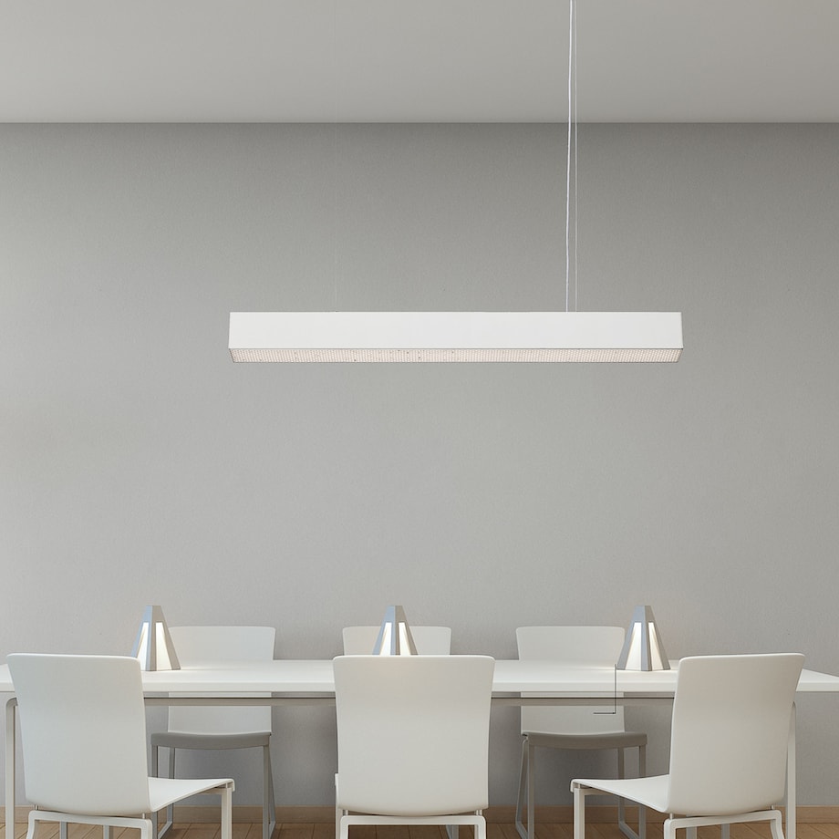 Lampa sufitowa wisząca Light Prestige Mira biały LED 2700K-6500K (SMART) 1 szt.
