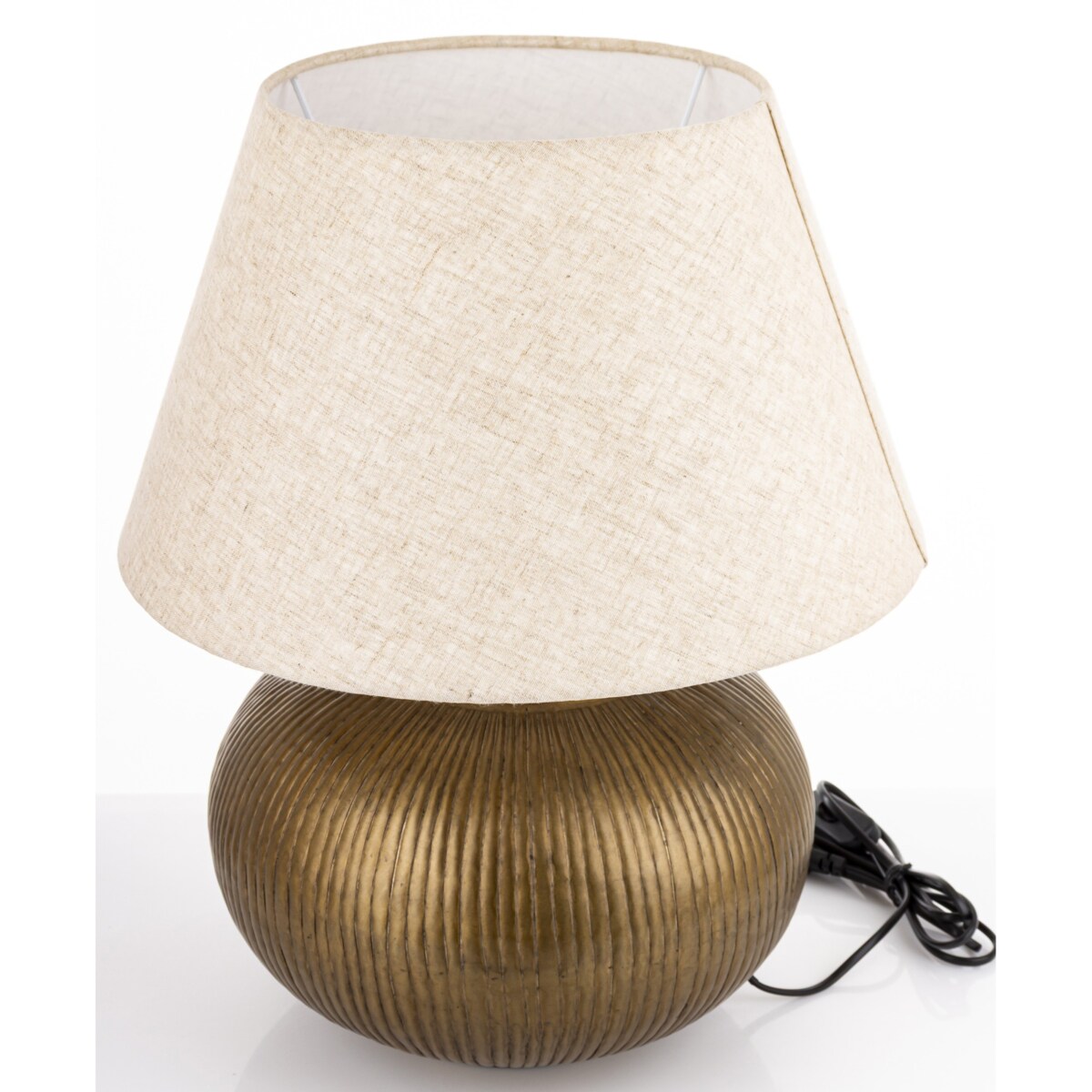 Lampa stołowa 51x40,5x40,5 cm TAVINI beżowy