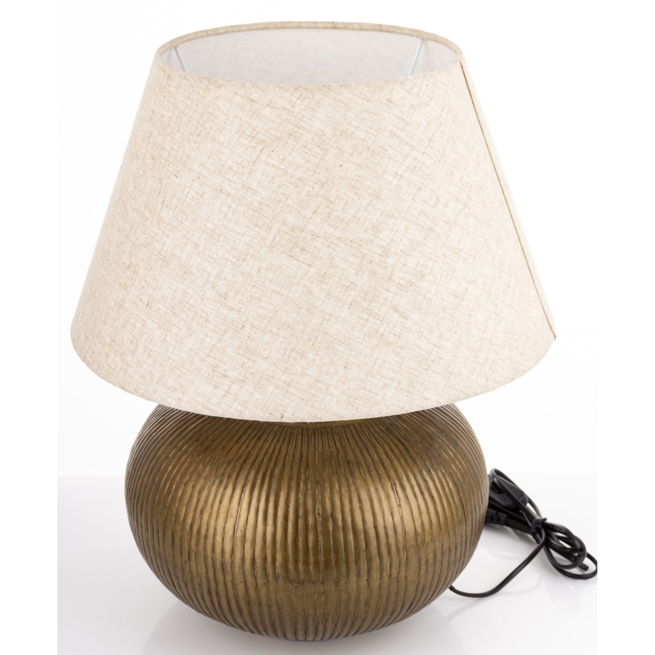 Lampa stołowa 51x40,5x40,5 cm TAVINI beżowy