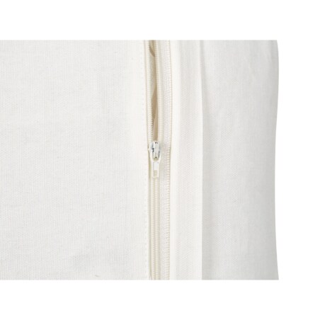 2 bawełniane poduszki dekoracyjne z motywem ptaków 45 x 45 cm białe DILLENIA