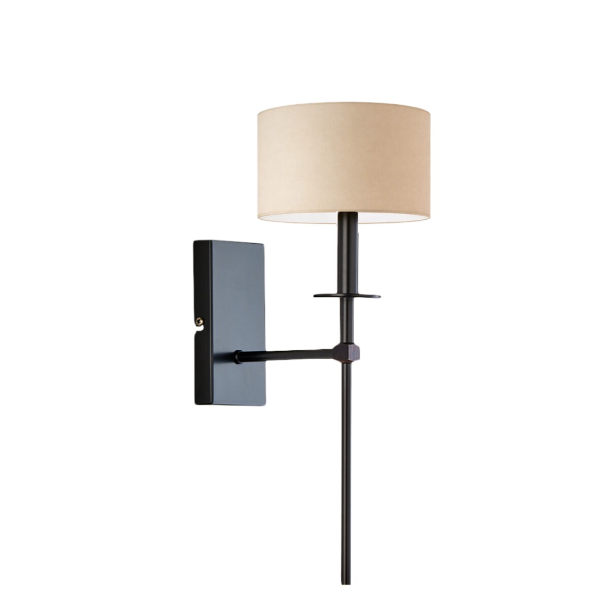 Kinkiet lampa ścienna lampa na ścianę z abażurem walec LOON
