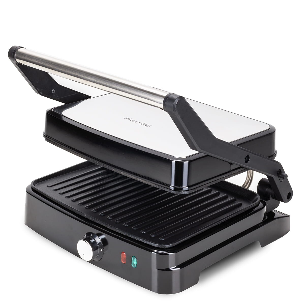 Grill elektryczny opiekacz do kanapek tortilli 2000W KAMILLE